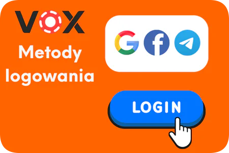 Vox Casino Metody logowania