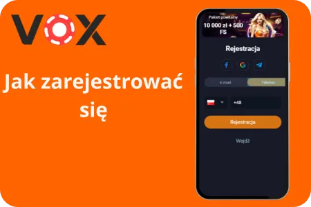 Vox Casino Jak zarejestrować się