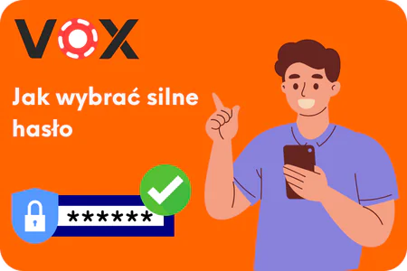 Vox Casino wybrac haslo