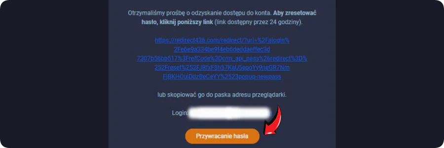 Vox Casino Mail Odzyskiwanie hasła