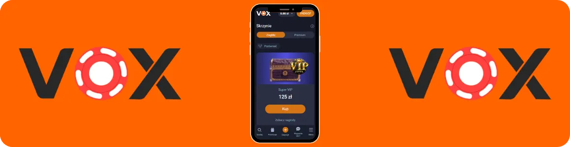 Zwykłe skrzynie Vox Casino