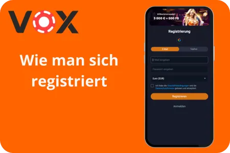 VOX Registriert