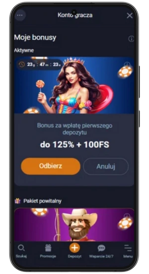 Vox Casino Strona bonusów